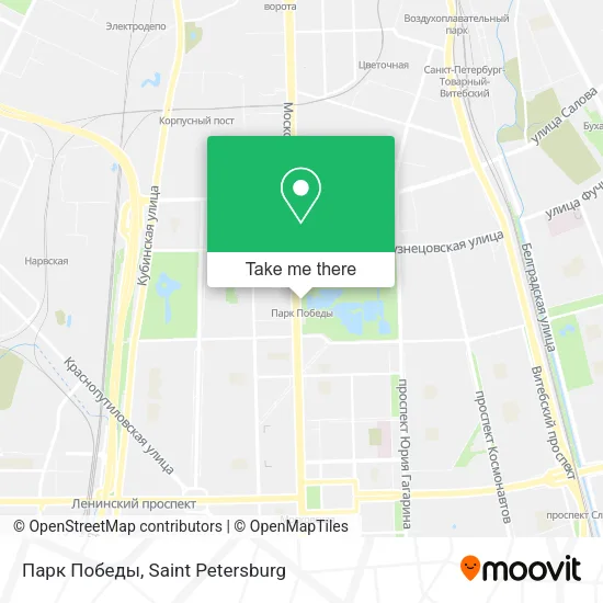 Парк Победы map