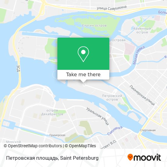 Петровская площадь map