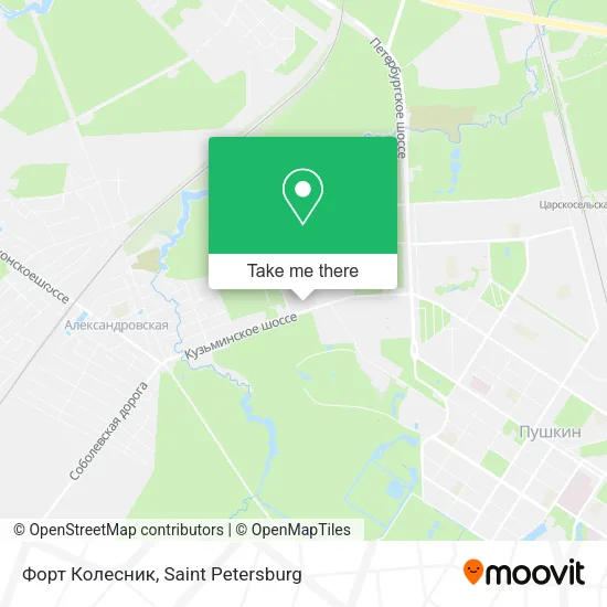 Форт Колесник map