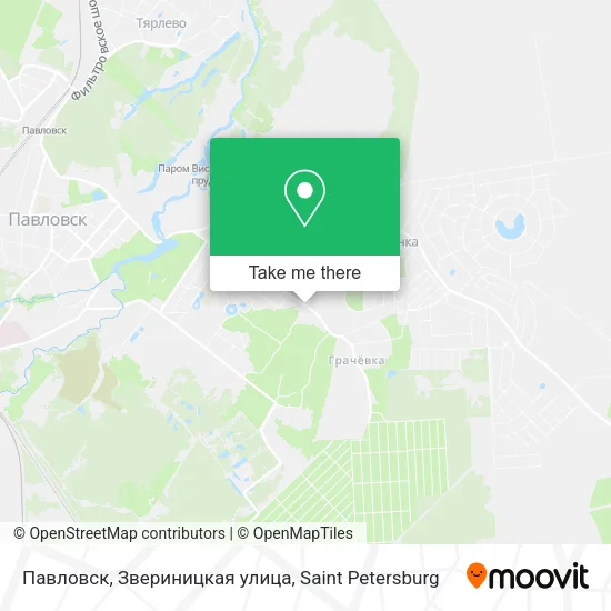 Павловск, Звериницкая улица map