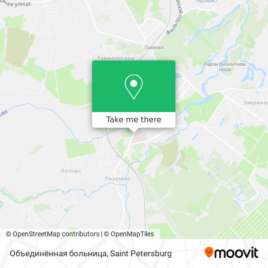 Объединённая больница map