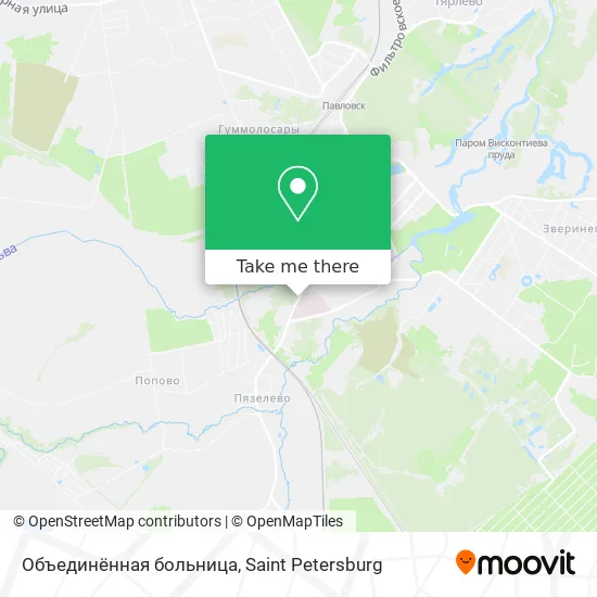 Объединённая больница map