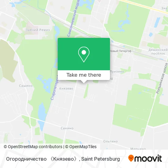 Огородничество 《Князево》 map