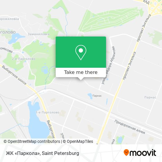 ЖК «Паркола» map