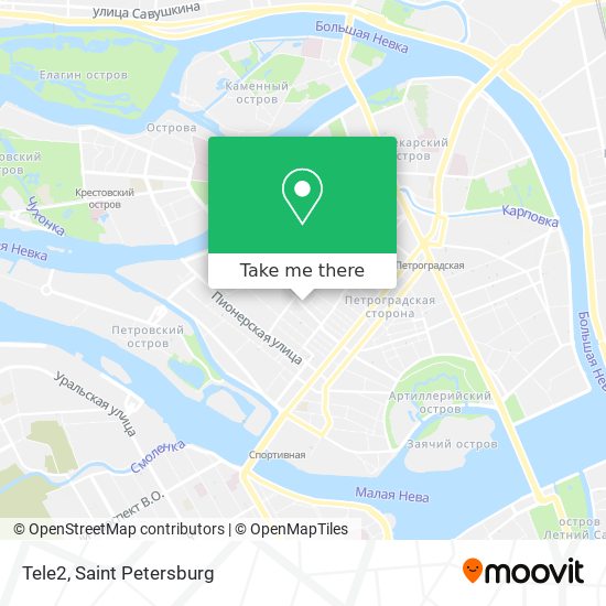 Tele2 map