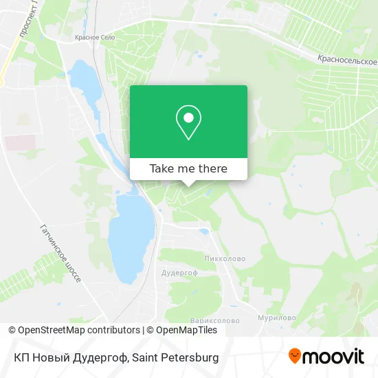 КП Новый Дудергоф map