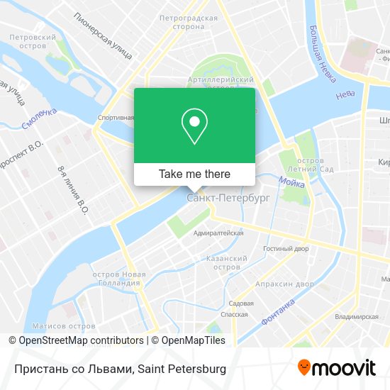 Пристань со Львами map