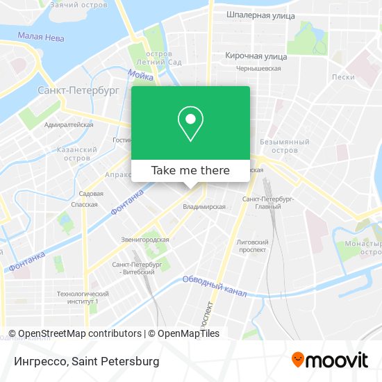 Ингрессо map