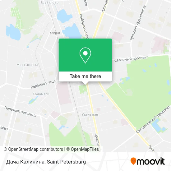 Дача Калинина map