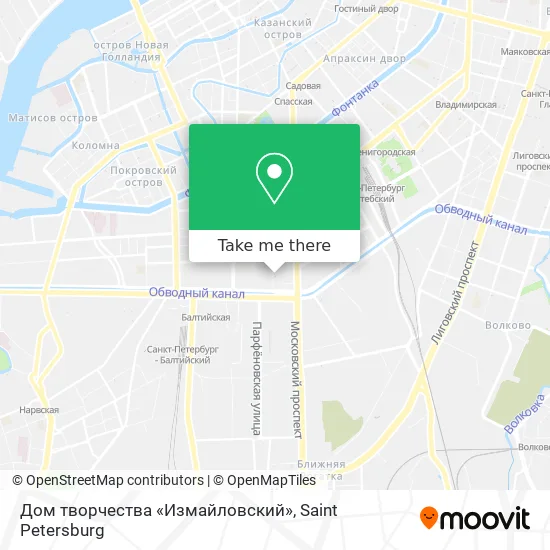 Дом творчества «Измайловский» map