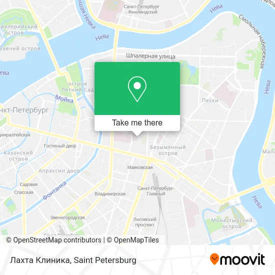 Лахта Клиника map