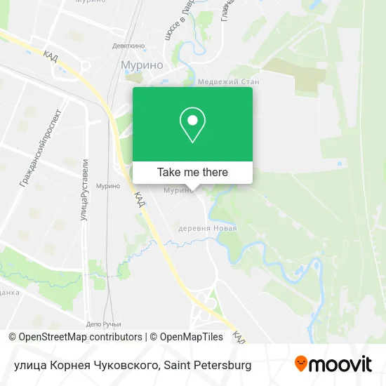 улица Корнея Чуковского map
