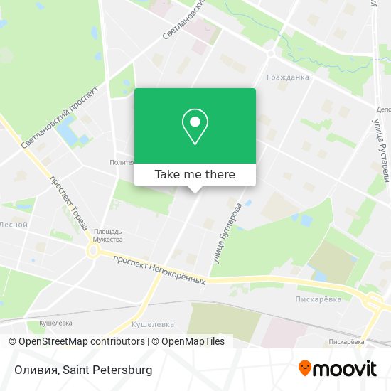 Оливия map
