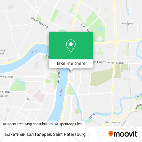 Бакетный зал Галерея map