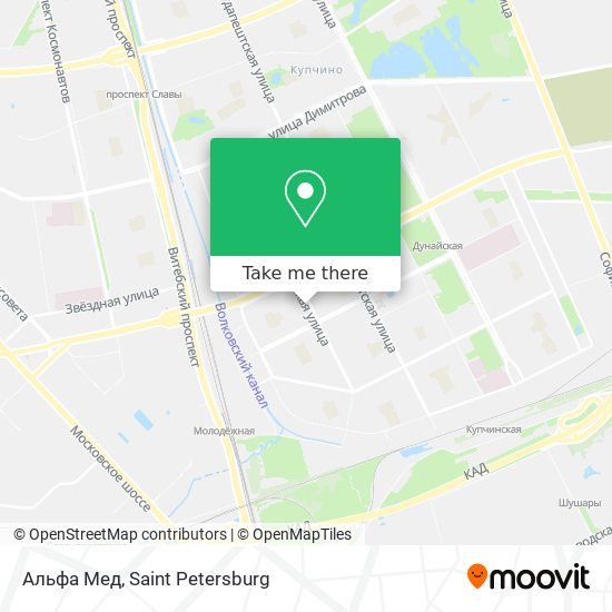 Альфа Мед map