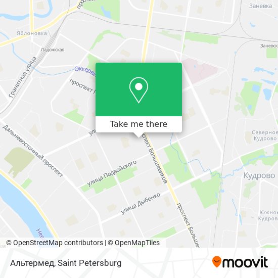 Альтермед map