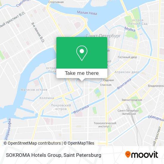 SOKROMA Hotels Group map