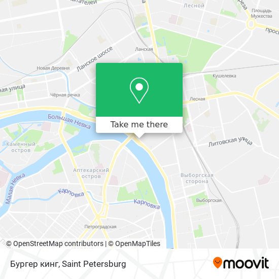 Бургер кинг map