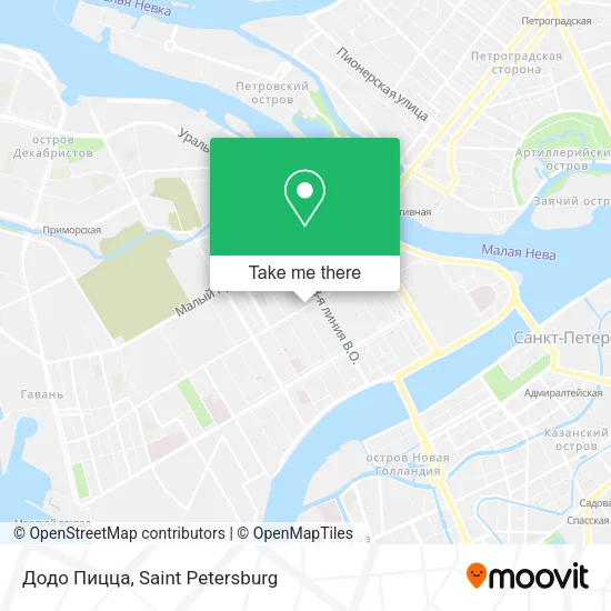 Додо Пицца map