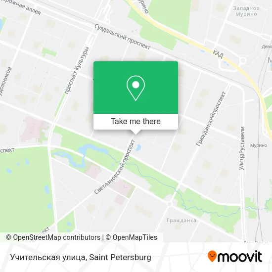 Учительская улица map