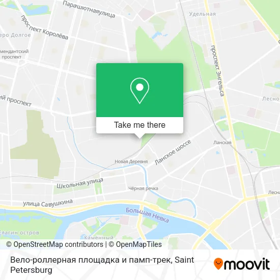 Вело-роллерная площадка и памп-трек map