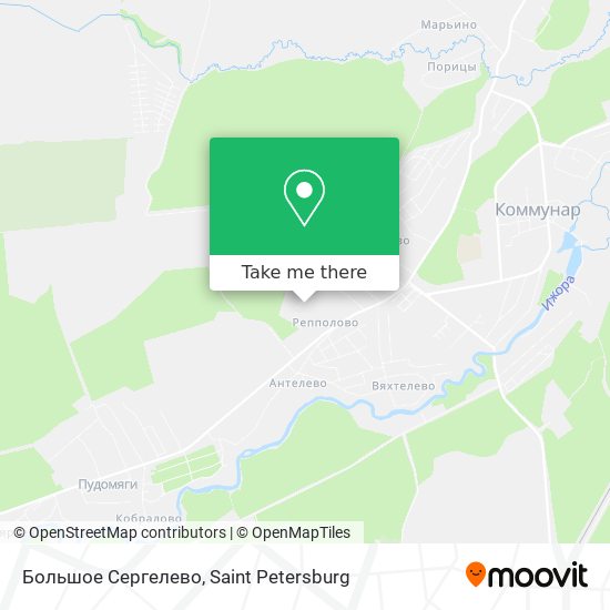 Большое Сергелево map