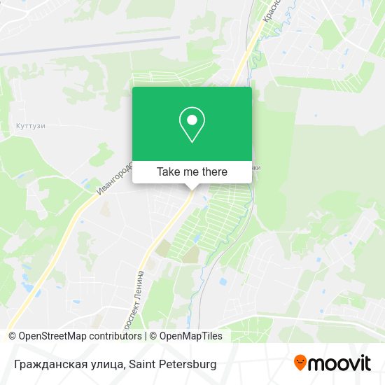 Гражданская улица map