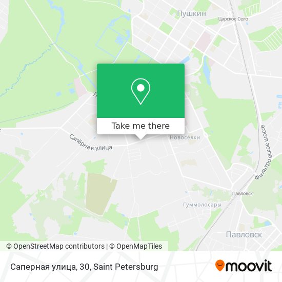 Саперная улица, 30 map