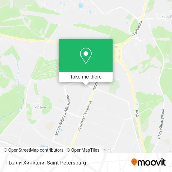 Пхали Хинкали map