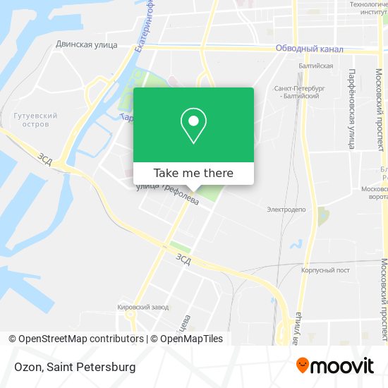 Ozon map