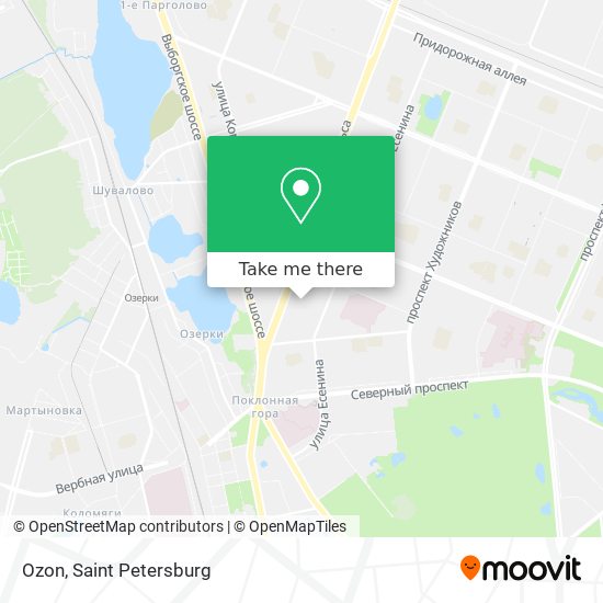 Ozon map