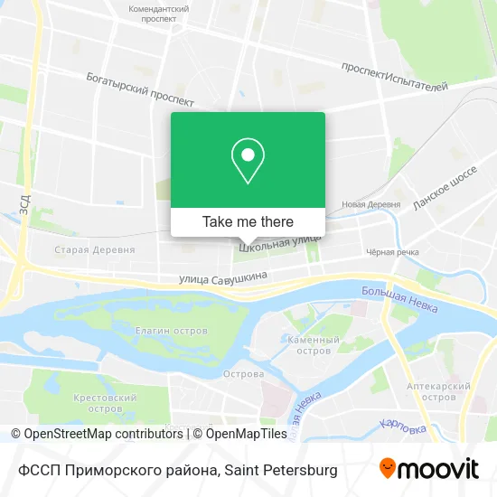 ФССП Приморского района map