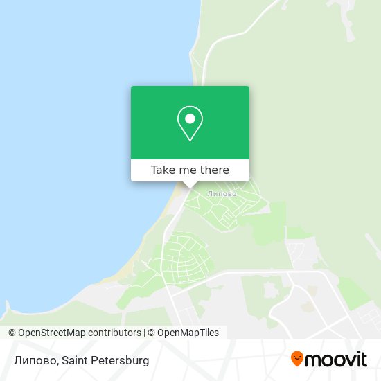 Липово map