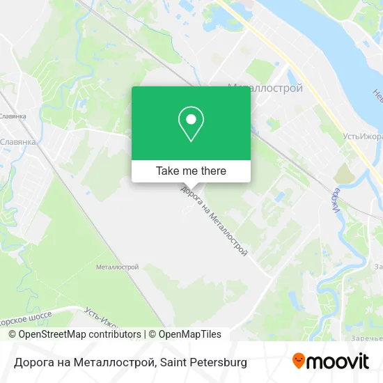 Дорога на Металлострой map