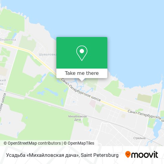 Усадьба «Михайловская дача» map