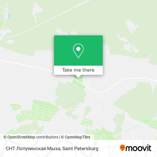 СНТ Лопухинская Мыза map