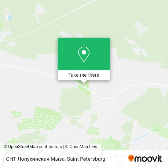 СНТ Лопухинская Мыза map