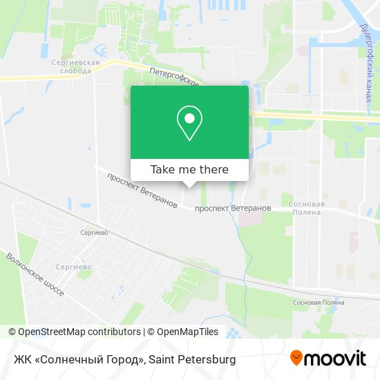 ЖК «Солнечный Город» map