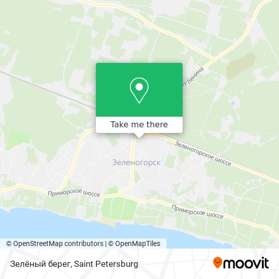 Зелёный берег map