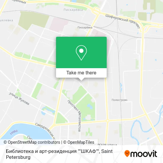 Библиотека и арт-резиденция ""ШКАФ"" map