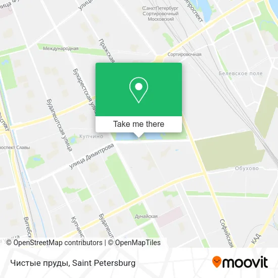 Чистые пруды map