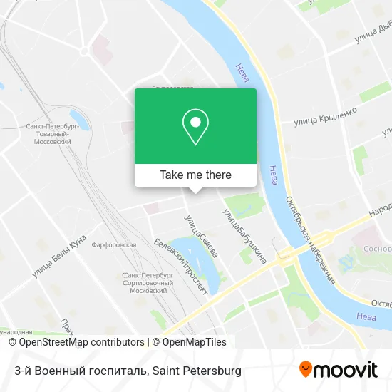 3-й Военный госпиталь map