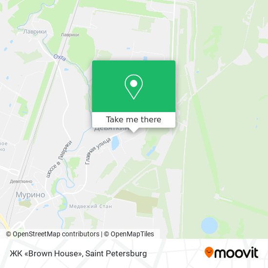 ЖК «Brown House» map