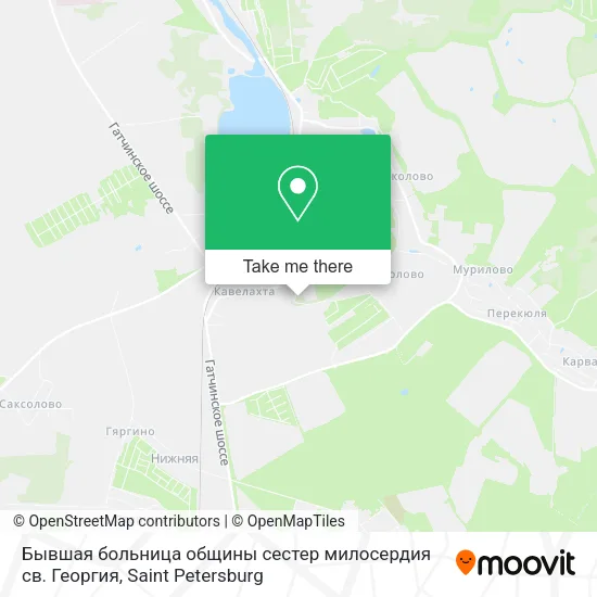 Бывшая больница общины сестер милосердия св. Георгия map