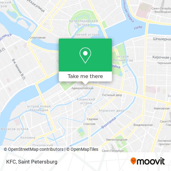 KFC map