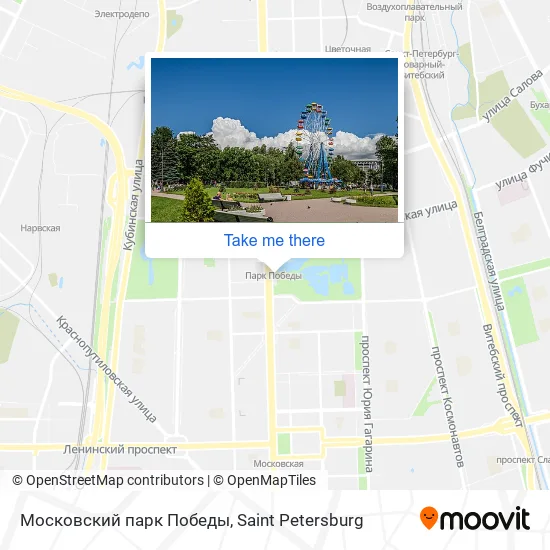 Московский парк Победы map