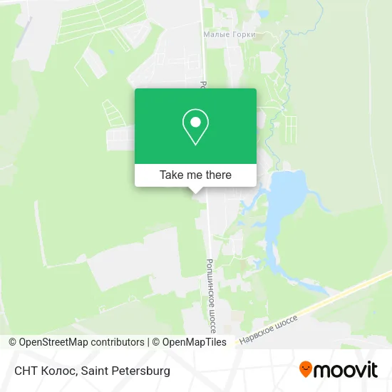 СНТ Колос map