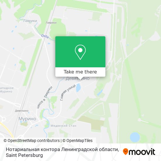 Нотариальная контора Ленинградской области map