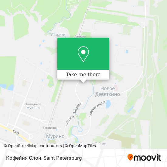 Кофейня Слон map