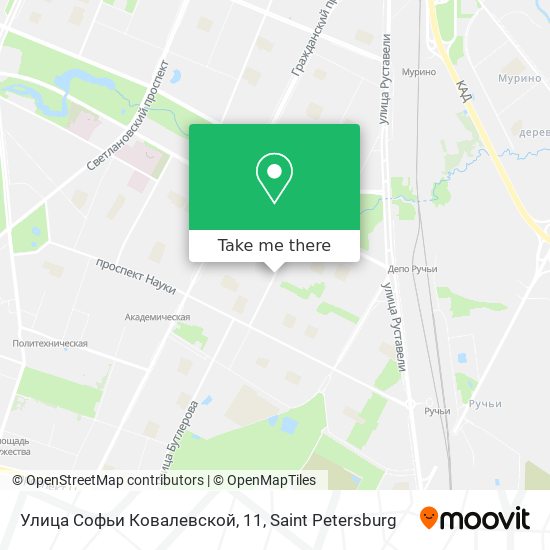 Улица Софьи Ковалевской, 11 map